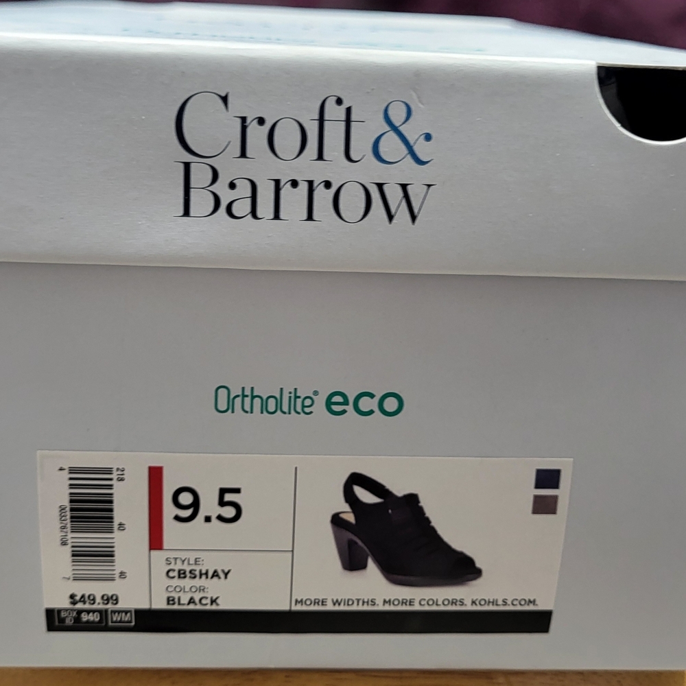 Croft & Barrow Women's Black Heels